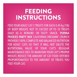 Friskies® Party Mix® California Dreamin' Crunch Cat Treats - Feeding