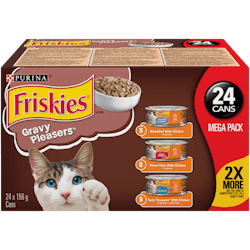 Friskies® Gravy Pleasers™ Cat Food Variety Pack