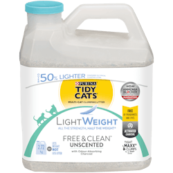 Tidy Cats® LightWeight™ Free & Clean™ Unscented Clumping Cat Litter for Multiple Cats