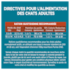 Directives Pour L'alimentation des chats adultes