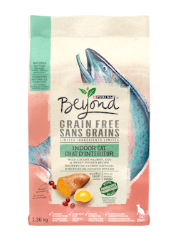 Beyond sans Grains Recette de Saumon Sauvage, d'Oeufs et de Patates Douces Nourriture Sèche pour Chats d’Intérieur