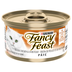 Fancy Feastᴹᴰ Pâté Festin de Poulet et de Foie Tendres Nourriture pour Chat Gourmet