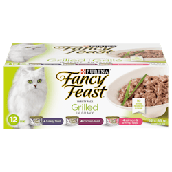 Fancy Feast® Grilled in Gravy Gourmet Cat Food Variety Pack