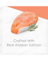 Crafted with real alaskan salmon