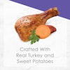 Crafted with real turkey