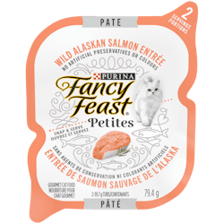 Fancy Feast Petites Pâté Entrée de Saumon Sauvage de l'Alaska Nourriture pour Chat Gourmet