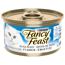 Fancy Feastᴹᴰ Émietté Festin de Thon Nourriture Humide pour Chats