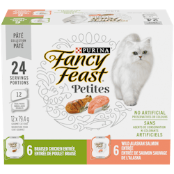 Fancy Feastᴹᴰ Petites Collection Pâté Nourriture pour Chat Gourmet 12 Emballages