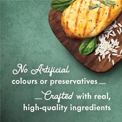 No artificial colours or preservatives - real quality ingredients