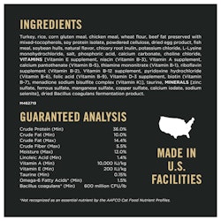 Ingredients & Guaranteed Analysis