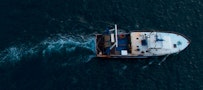 Fishing boat in open water