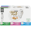 Fancy Feastᴹᴰ Petites Collection en Sauce Nourriture pour Chat Gourmet Variété 24 Emballages