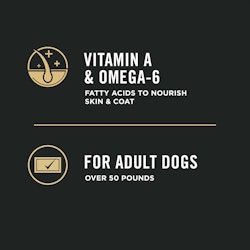 Vitamin A & omega-6, for adult dogs