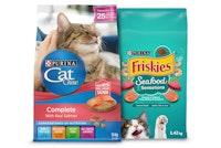 Paper pet food and litter bags