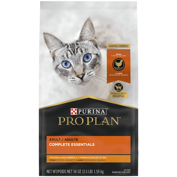 Pro Planᴹᴰ Adulte Complete Essentials Formule Poulet et Riz Nourriture Sèche pour Chats