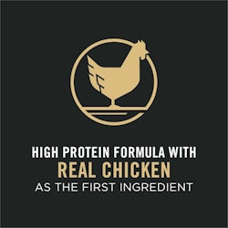 Real chicken as the first ingredient