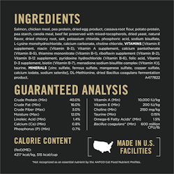 Ingredients & Guaranteed Analysis