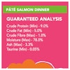 Pate Salmon Dinner Guaranteed Analysis