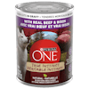 Purina ONE🅫 Véritable Instinct🅫 Tendres Morceaux en Sauce avec Vrai Bœuf et Vrai Bison Nourriture pour Chiens