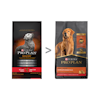 Purina Pro Plan Savor beef and rice formula dry dog food