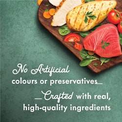 No artificial colours or preservatives - real quality ingredients