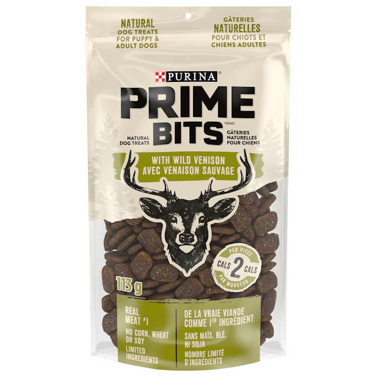 PRIME BITS™ Natural Dog Treats with Wild Venison  