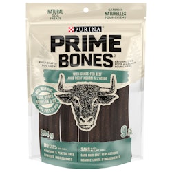 Prime Bones™ Bully-Shaped Dog Chews with Grass-Fed Beef