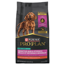 Pro Plan® Puppy Sensitive Skin & Stomach Salmon & Rice Formula Dry Dog Food