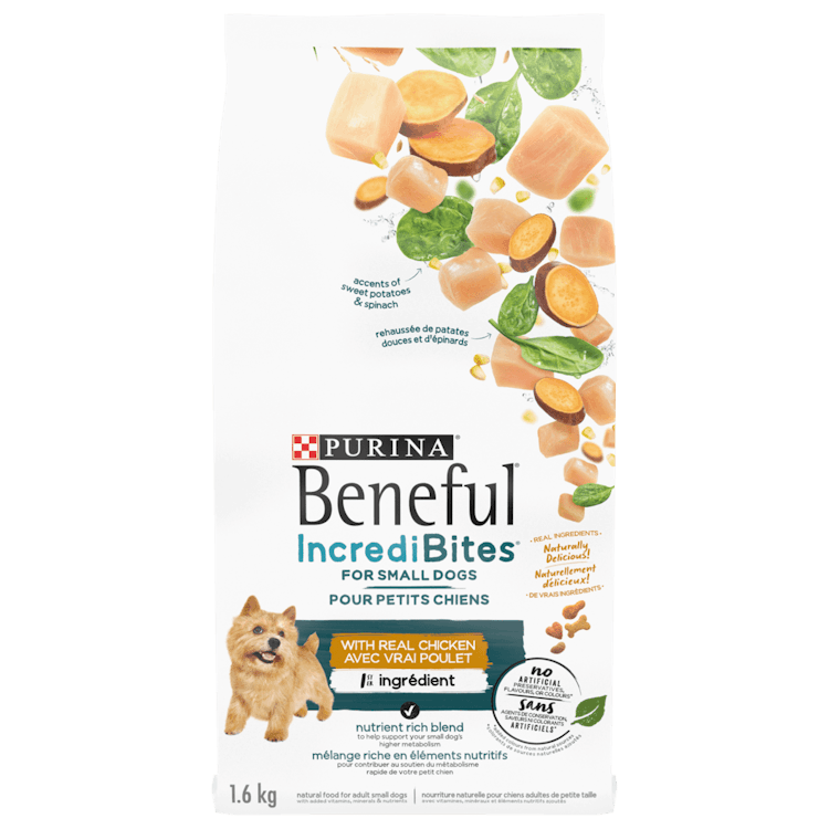 Benefulᴹᴰ IncrediBitesᴹᴰ pour Petits Chiens avec Vrai Poulet Nourriture pour Chiens