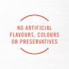 No artificial flavours, colours or preservatives