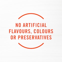 No artificial flavours, colours or preservatives