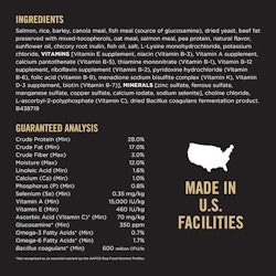 Ingredients & guaranteed analysis