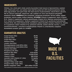 Ingredients & guaranteed analysis