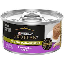 Pro Plan® FOCUS® Adult Weight Management Turkey & Rice Entrée Ground Wet Cat Food