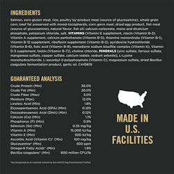 Ingredients & Guaranteed Analysis