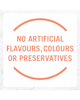 No artificial colours or preservatives