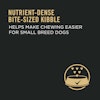 Nutrient-dense bite-sized kibble