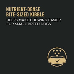 Nutrient-dense bite-sized kibble