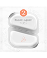 2 break-apart tubs