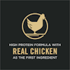 High Protein with Real Chicken