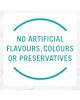 No artificial colours or preservatives