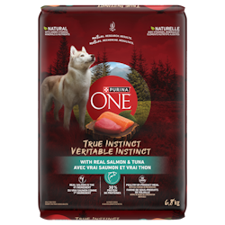 Purinaᴹᴰ ONEᴹᴰ Véritable Instinct avec Vrai Saumon et Vrai Thon Nourriture pour Chiens 