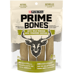 Prime Bones🅪 Gâteries en Forme d’Os pour Chiens avec Venaison Sauvage